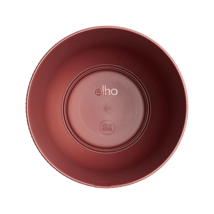 Jazz Pflanztopf Rot – D26 x H24 – Moderner Blumentopf für Innen & Außen – Eleganter runder Pflanzkübel – Dekorativer Übertopf für Zimmer- & Gartenpflanzen