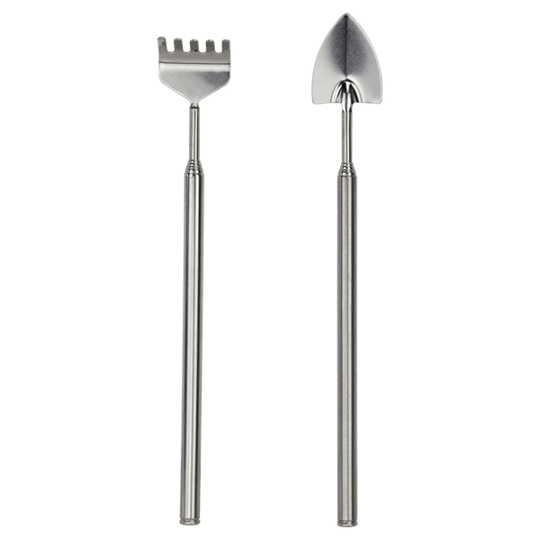 Harke & Schaufel – Flaschengarten Werkzeugset – Mini Werkzeug für Terrarien, Zimmerpflanzen & Flaschengärten – Gartenwerkzeug für Indoor-Pflanzenpflege