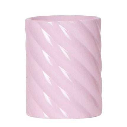 Candy Dekotopf – Hoch – Rosa – Ø9cm – Keramik Übertopf – Runde Form – Farbenfrohes Design – Für Zimmerpflanzen & Orchideen