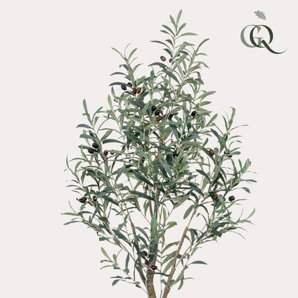 Kunstpflanze Olea europaea – Olivenbaum – 140cm – pflegeleicht – dekorativer Kunstbaum für Zuhause & Büro