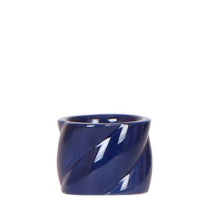 Dekotopf Candy – Blau – Ø6cm – Farbiger Keramik Blumentopf in glänzender Optik – Runde Form – Für Mini-Pflanzen & Orchideen