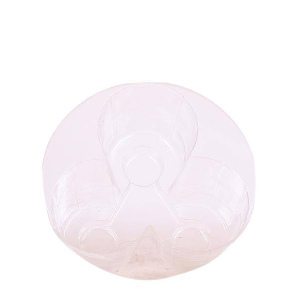 Einlage mit Wasserreservoir für Orchideenschale – Bewässerungssystem für Kolibri-Orchideen – 1x12cm + 2x9cm Töpfe – inkl. WaterWicks – Ø25cm – Ideal für Schilf- und Baumwollkörbe