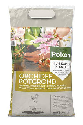 Orchideenerde 5L – Spezielle Blumenerde für Orchideen – Luftige Mischung mit Rinde & Kokosfasern – Optimale Drainage & gesundes Wurzelwachstum