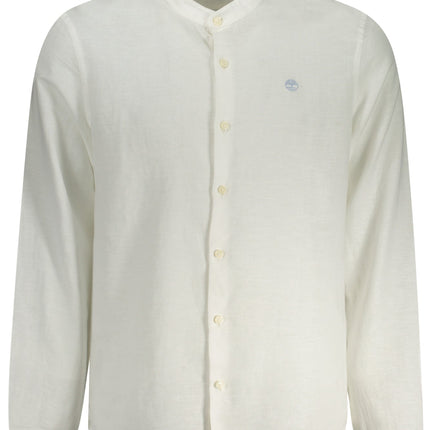 Timberland Langarmhemd Herren Weiss – Slim Fit mit Logo-Stickerei | soulluna.de
