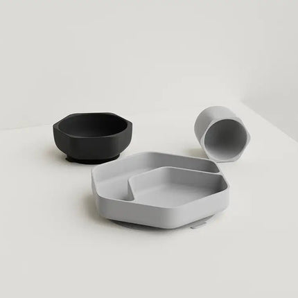 SEO. Toddler Feeding Set - Grau / Schwarz Linkreich