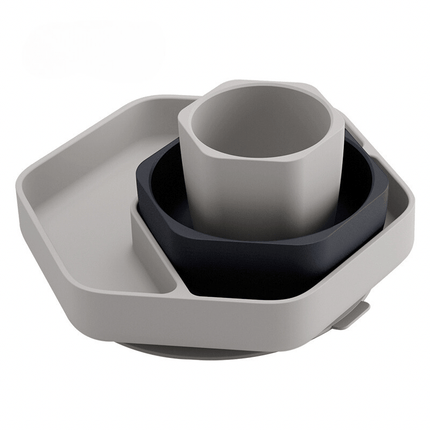 Toddler Feeding Set (Grau) (Baby feeding sets) kaufen bei Linkreich – Jetzt entdecken!