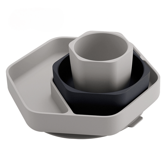 Toddler Feeding Set (Grau) (Baby feeding sets) kaufen bei Linkreich – Jetzt entdecken!