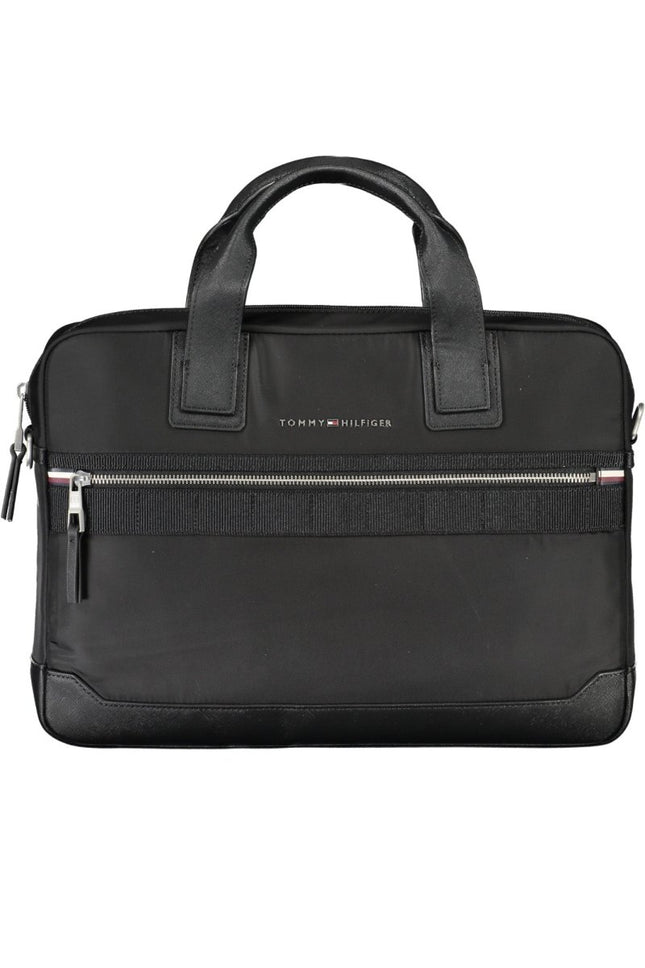 SEO. Tommy Hilfiger Aktentasche Herren – Schwarze Business - Tasche mit Laptopfach - Schwarz Linkreich