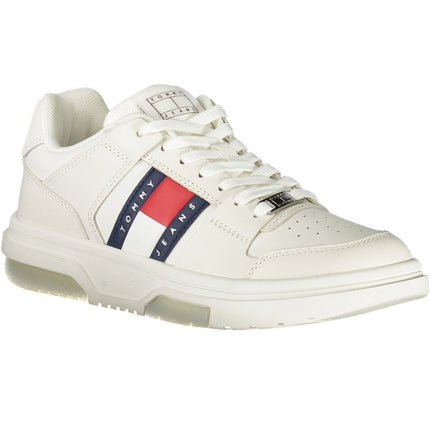 SEO. Tommy Hilfiger Damen Sneaker Weiss – Sportschuhe für Frühjahr/Sommer - Rosa Linkreich