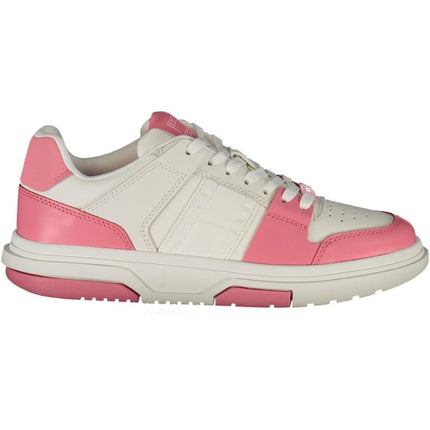 SEO. Tommy Hilfiger Damen Sneaker Weiss – Sportschuhe für Frühjahr/Sommer - Rosa Linkreich
