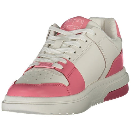 SEO. Tommy Hilfiger Damen Sneaker Weiss – Sportschuhe für Frühjahr/Sommer - Rosa Linkreich