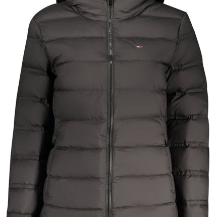 SEO. Tommy Hilfiger Damenjacke schwarz – Recycelte Kapuzenjacke für Herbst/Winter - Schwarz Linkreich