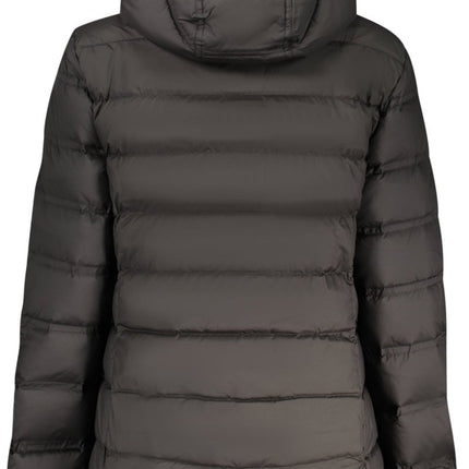 SEO. Tommy Hilfiger Damenjacke schwarz – Recycelte Kapuzenjacke für Herbst/Winter - Weiß Linkreich