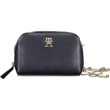 SEO. Tommy Hilfiger Damentasche – Blaue Ketten - Umhängertasche für den Herbst/Winter - Blau Linkreich