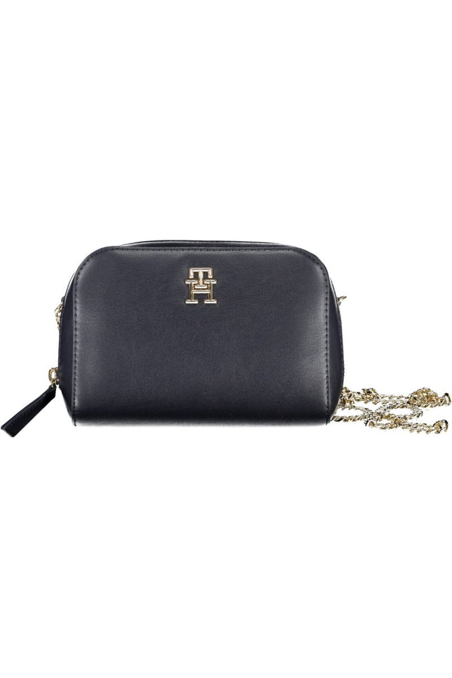 SEO. Tommy Hilfiger Damentasche – Blaue Ketten - Umhängertasche für den Herbst/Winter - Blau Linkreich
