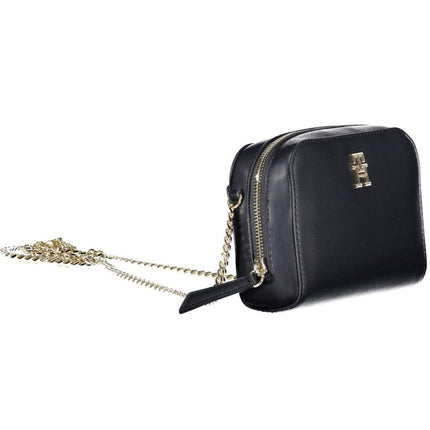 SEO. Tommy Hilfiger Damentasche – Blaue Ketten - Umhängertasche für den Herbst/Winter - Blau Linkreich