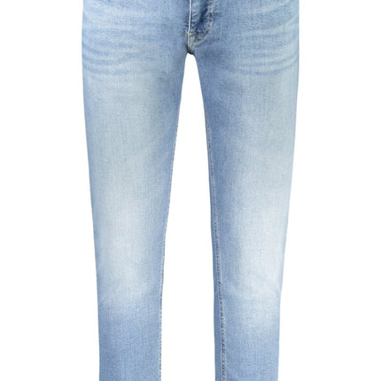 SEO. Tommy Hilfiger Denim Jeans Herren – Slim Tapered Fit mit Washed-Effekt - Hellblau Linkreich