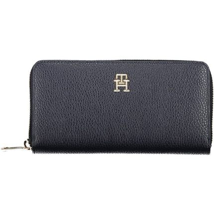 SEO. Tommy Hilfiger Geldbörse Damen Blau – Elegantes Portemonnaie mit Logo - Blau Linkreich