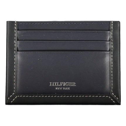 SEO. Tommy Hilfiger Geldbörse Herren Blau – Klassische Herren - Brieftasche aus Leder - Blau Linkreich