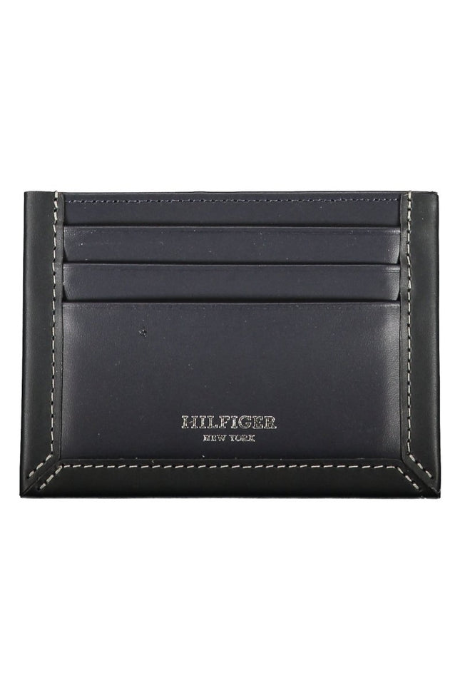SEO. Tommy Hilfiger Geldbörse Herren Blau – Klassische Herren - Brieftasche aus Leder - Blau Linkreich