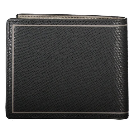 SEO. Tommy Hilfiger Geldbörse Herren Schwarz – Elegante Pelle - Brieftasche mit Logo - Schwarz Linkreich