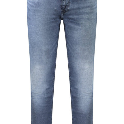 SEO. Tommy Hilfiger Herren Jeans Blau – Slim Tapered Denim Hose für Herbst/Winter - Blau Linkreich