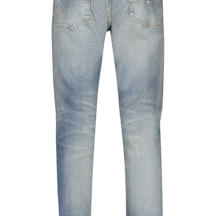 SEO. Tommy Hilfiger Herren Jeans Blau – Slim Tapered Denim Hose mit Washed Effect - Blau Linkreich