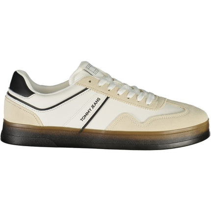 SEO. Tommy Hilfiger Herren Sportschuhe Weiss – Sneaker mit herausnehmbarem Fußbett für den Sommer - Weiß (BIBDS) Linkreich