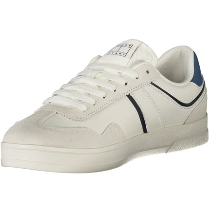 SEO. Tommy Hilfiger Herren Sportschuhe Weiss – Sneaker mit herausnehmbarem Fußbett für den Sommer - Weiß (BIBDS) Linkreich