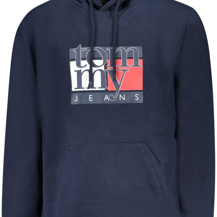 SEO. Tommy Hilfiger Herren - Sweatshirt mit Zip - Up – Kapuzenpullover aus Baumwolle - Blau Linkreich