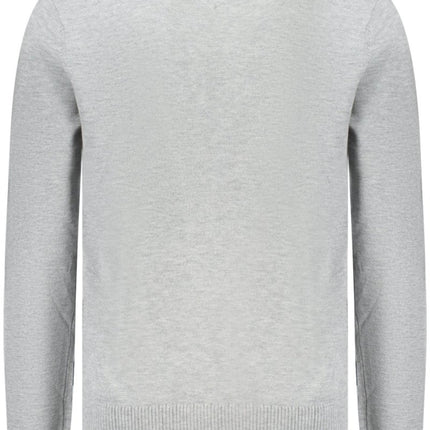 SEO. Tommy Hilfiger Pullover Herren Grau – Langarm mit Logo-Stickerei für Frühjahr/Sommer - Grau Linkreich