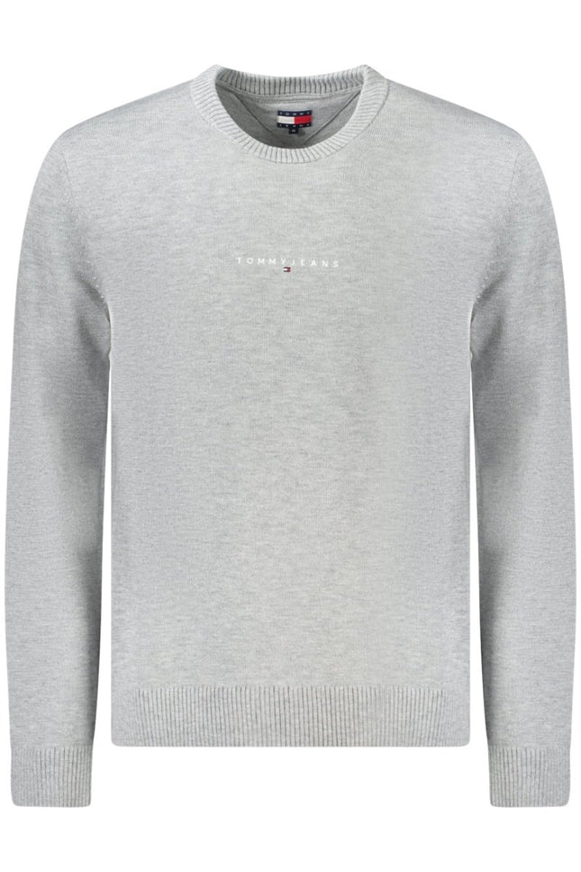 SEO. Tommy Hilfiger Pullover Herren Grau – Langarm mit Logo-Stickerei für Frühjahr/Sommer - Grau Linkreich