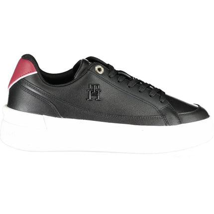 SEO. Tommy Hilfiger Schwarze Damen - Sportschuhe - Schwarz Linkreich