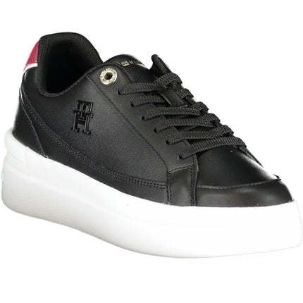 SEO. Tommy Hilfiger Schwarze Damen - Sportschuhe - Schwarz Linkreich