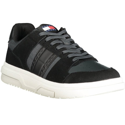 SEO. Tommy Hilfiger Sneaker Herren – Blaue Sportschuhe für Herbst/Winter mit Logo - Details - Beige Linkreich