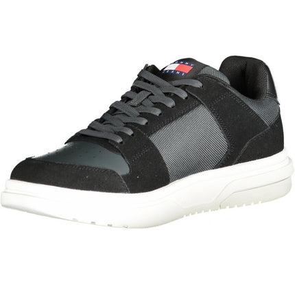 SEO. Tommy Hilfiger Sneaker Herren – Blaue Sportschuhe für Herbst/Winter mit Logo - Details - Beige Linkreich