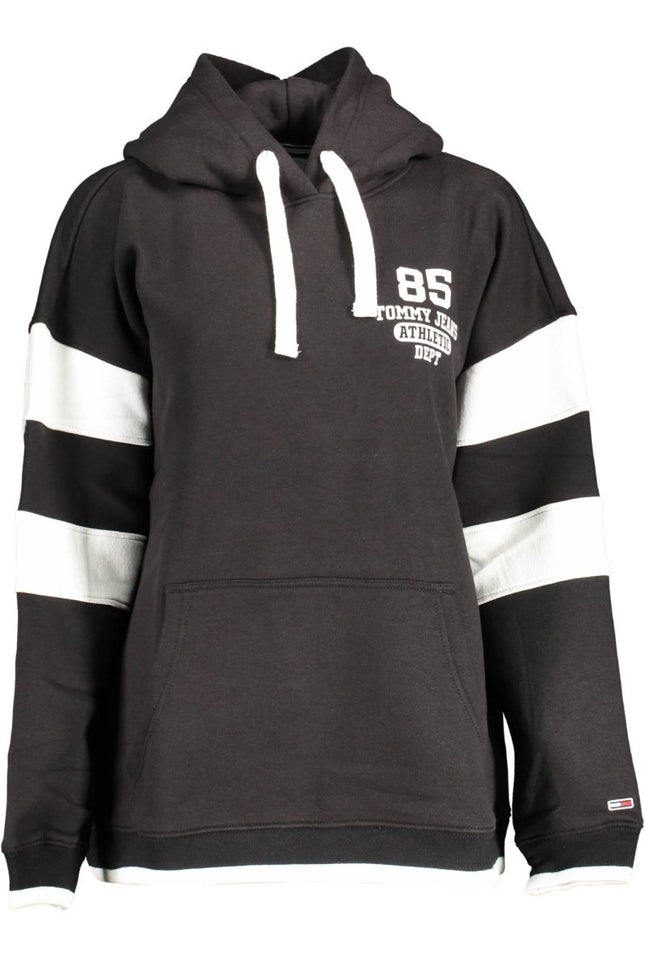 SEO. Tommy Hilfiger Sweatshirt Damen Schwarz – Kapuzenpullover mit Logo - Schwarz Linkreich