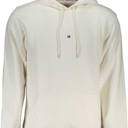 SEO. Tommy Hilfiger Sweatshirt Herren mit Reißverschluss – Weißes Kapuzen-Sweatshirt für Herbst/Winter - Weiß Linkreich