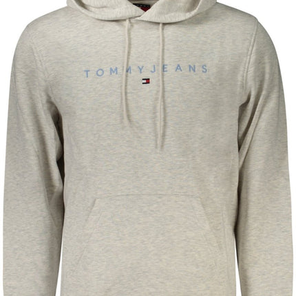 SEO. Tommy Hilfiger Sweatshirt Herren – Zip - Up Kapuzenpullover Grau für Herbst/Winter - Grau (GRP09) Linkreich