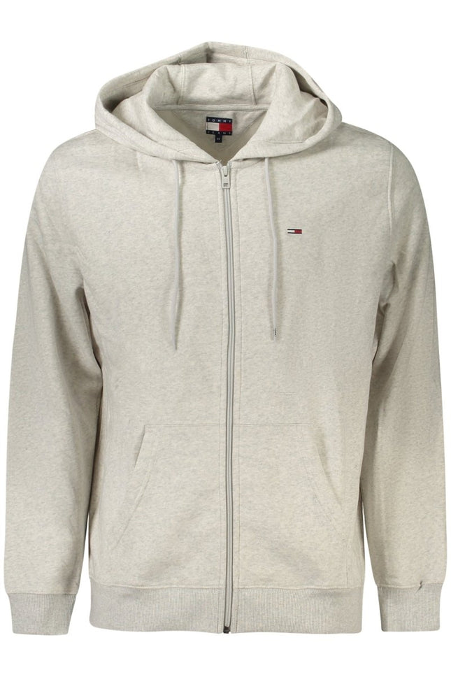 SEO. Tommy Hilfiger Sweatshirt Herren – Zip-Up Kapuzenpullover Schwarz für Herbst/Winter - Grau Linkreich