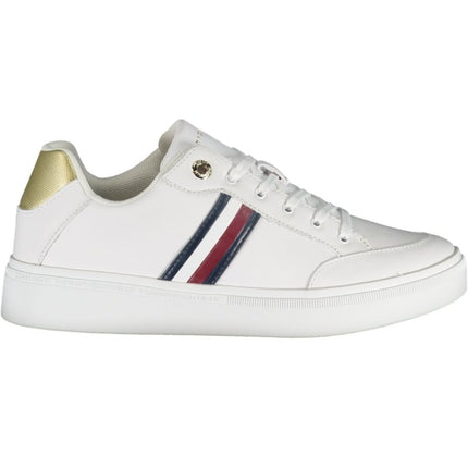 SEO. Tommy Hilfiger Weisse Damen-Sportschuhe - Weiß Linkreich