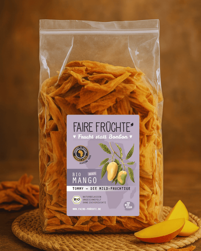 1kg Bio Mangostreifen Tommy 'die Mild-fruchtige'