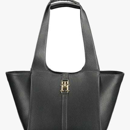 Tommy Hilfiger Schwarze Damentasche – Elegante Handtasche für Damen mit Logo-Details