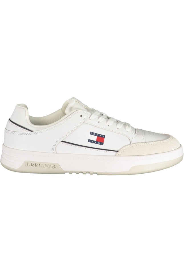 Tommy Hilfiger Sneaker Herren – Weiße Sportschuhe mit blauen Details für Frühjahr/Sommer