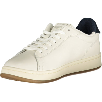 Tommy Hilfiger Sneaker Herren – Weiße Sportschuhe mit blauen Details für Frühjahr/Sommer