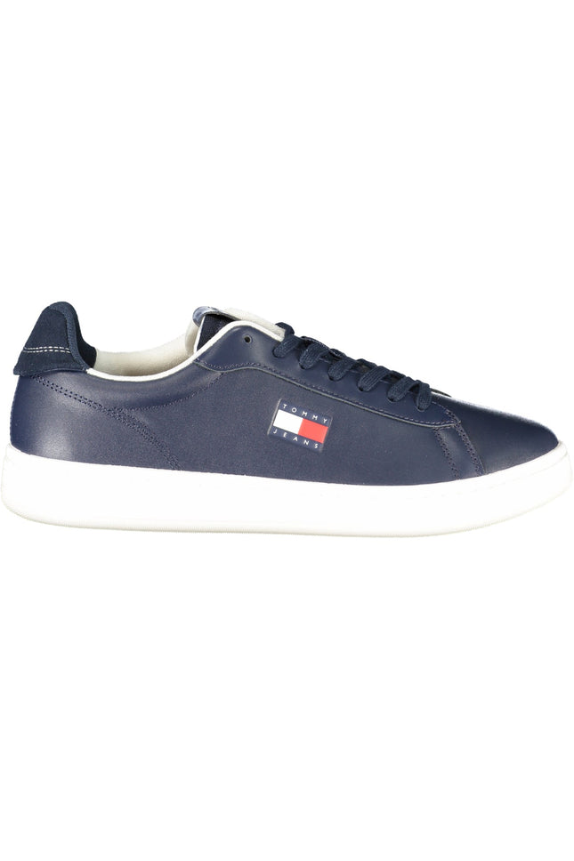Tommy Hilfiger Sportschuhe Herren – Blaue Sneaker mit herausnehmbarem Fußbett für Herbst/Winter