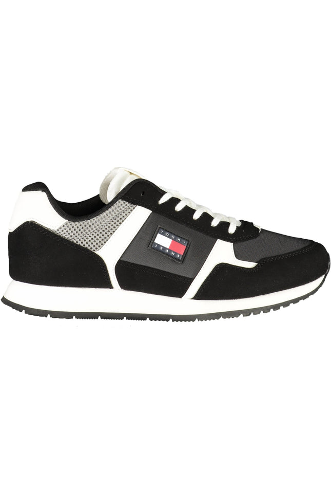 Tommy Hilfiger Sportschuhe Herren – Schwarze Sneaker für Herbst/Winter mit Logo-Detail