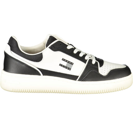 Tommy Hilfiger Sportschuhe Herren – Schwarze Sneaker mit Logo-Details für Herbst/Winter