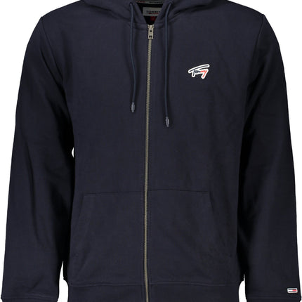 Tommy Hilfiger Herren-Sweatshirt mit Zip – Kapuzenpullover aus recycelten Fasern