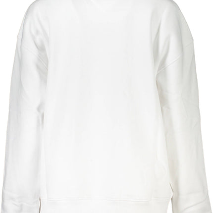 Tommy Hilfiger Sweatshirt Damen – Weißes Fleece mit Logo-Aufdruck